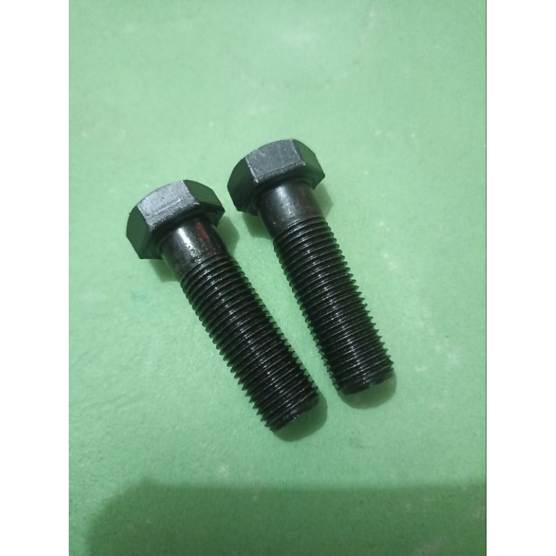 Baut hex m12 x40 panjang 4cm kunci 17 drat halus
