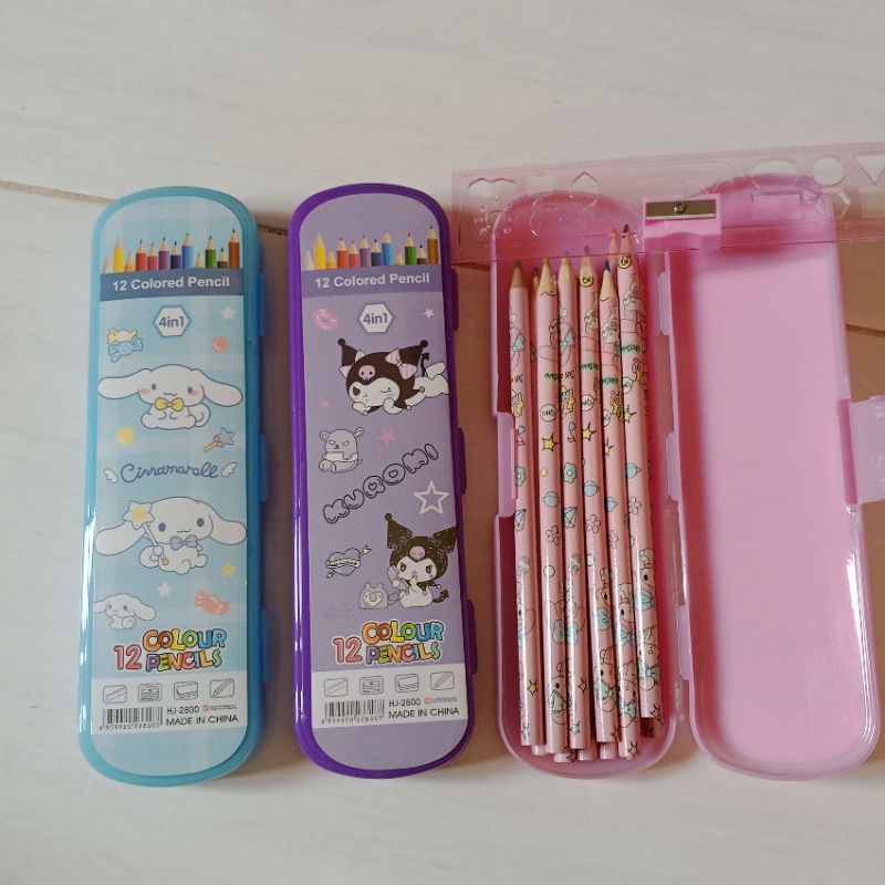 

pensil warna sanrio 4in1