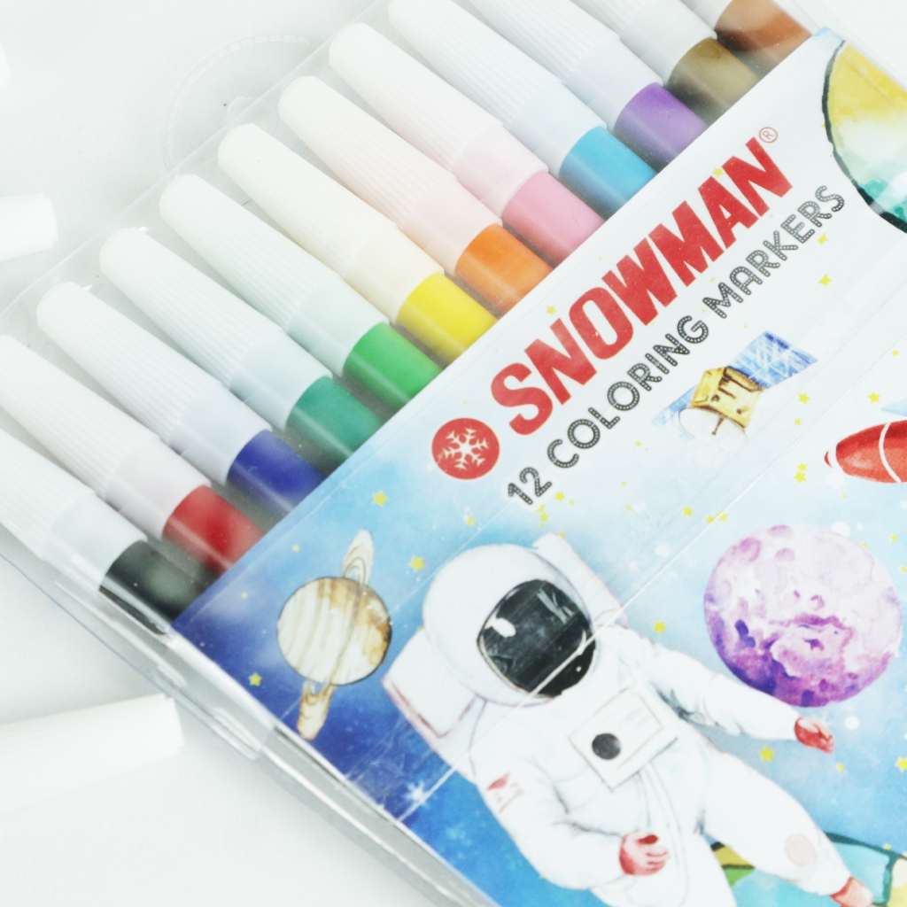 

Spidol Warna Snowman Marker 1pack (12pcs)