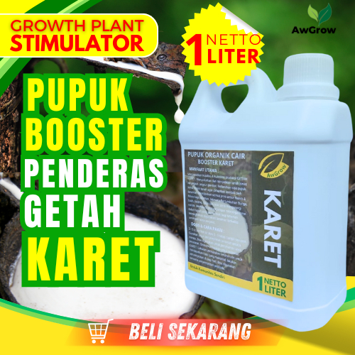 Oppashop_ Pupuk Organik Cair Penderas Getah Karet Mengatasi Mati Getah Karet Macet Getah Karet