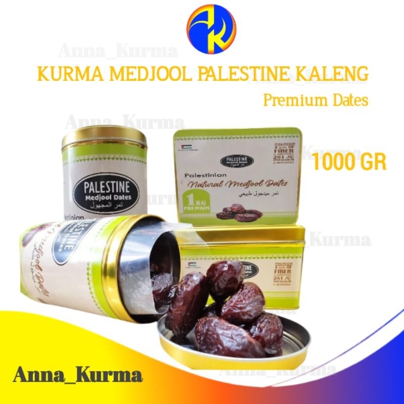 

Kurma Medjool Palestine Grade A Kemasan Kaleng Premium Quality Dates