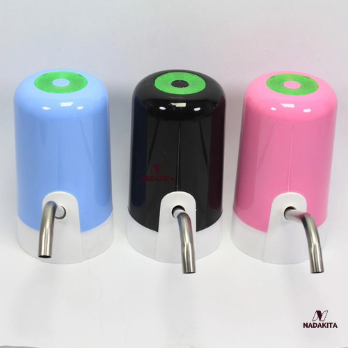 Pompa Pump Penyedot Air Minum Galon Elektrik Dispenser Keran Kran Tombol Pencet Praktis Recharger