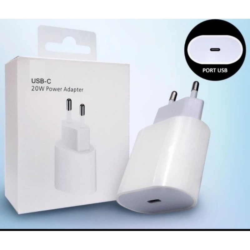 Adaptor Batok Charger Iphone 20W type-C Fast Charging