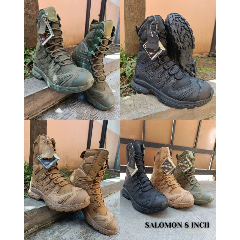 Sepatu BOOTS PDL SALOMON 8 INCI TACTICAL