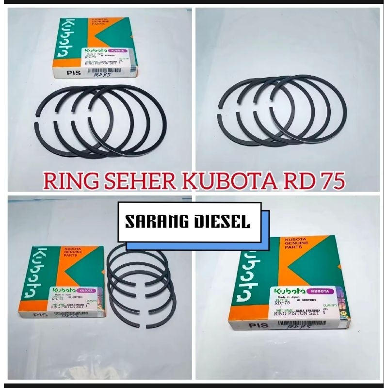 ring piston ring seher kubota RD 75 ring seher untuk mesen RD 75 kubota