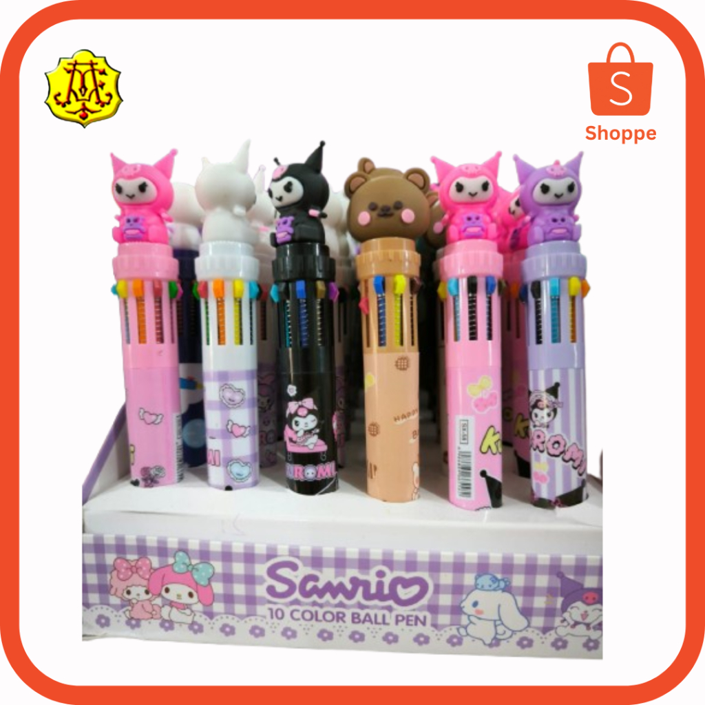 

PENA GEL KARAKTER SANRIO / BERUANG 10 WARNA