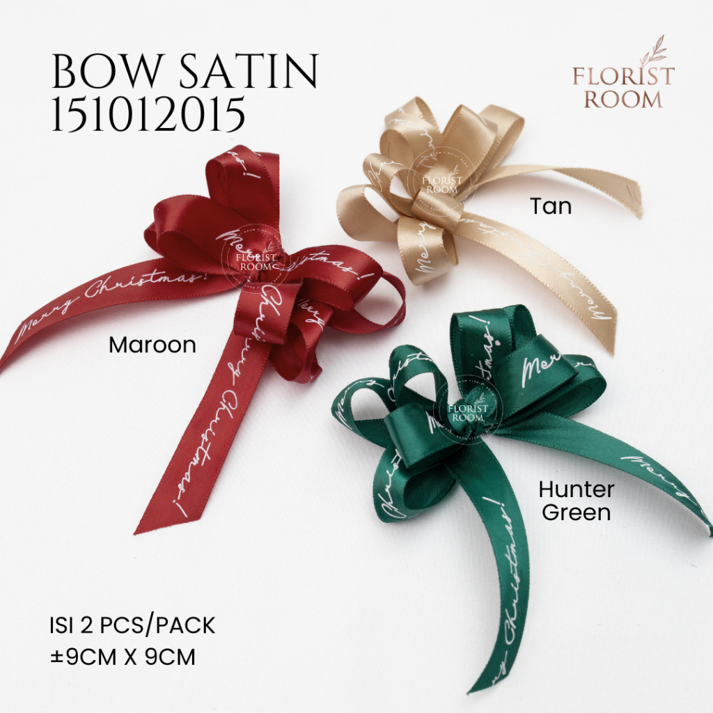 

Christmas Bow Satin 2024 - Pita Jadi - Natal