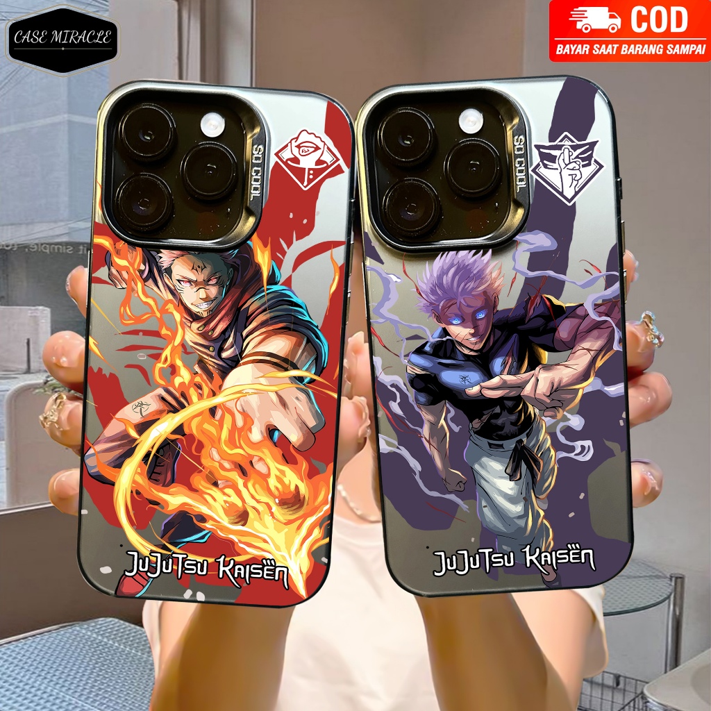 

CASE SAMSUNG A55 / A25 / A35 / A15 / A14 / A05S / A24 / A34 / A54 / A05 / A23 / A13 / A04S / A52 SO COOL HOLOGRAM PREMIUM MATTE - Motif JUJUTSU 2 - Softcase HYBRID IMD PLATE HOLOGRAM Cowo - Casing Glossy