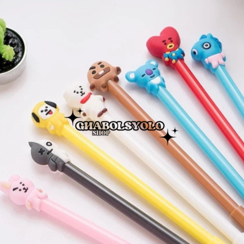 

Pena Pulpen Gel Karakter Kpop Bolpoint Standar Internasional Peralatan Alat Tulis Sekolah Kantor Model Karakter Lucu