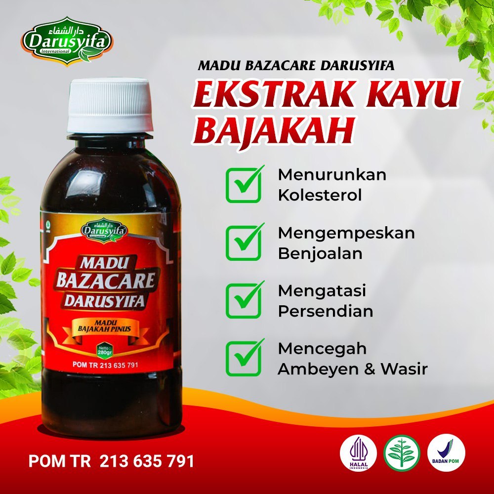 

DARUSYIFA - Madu Bajakah Bazacare Obat Herbal Atasi Benjolan Kanker dan Tumor Ampuh