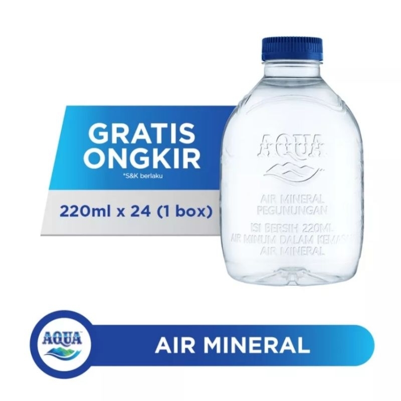 

Aqua 220ml - Aqua Cube (1 Dus) || Air Mineral