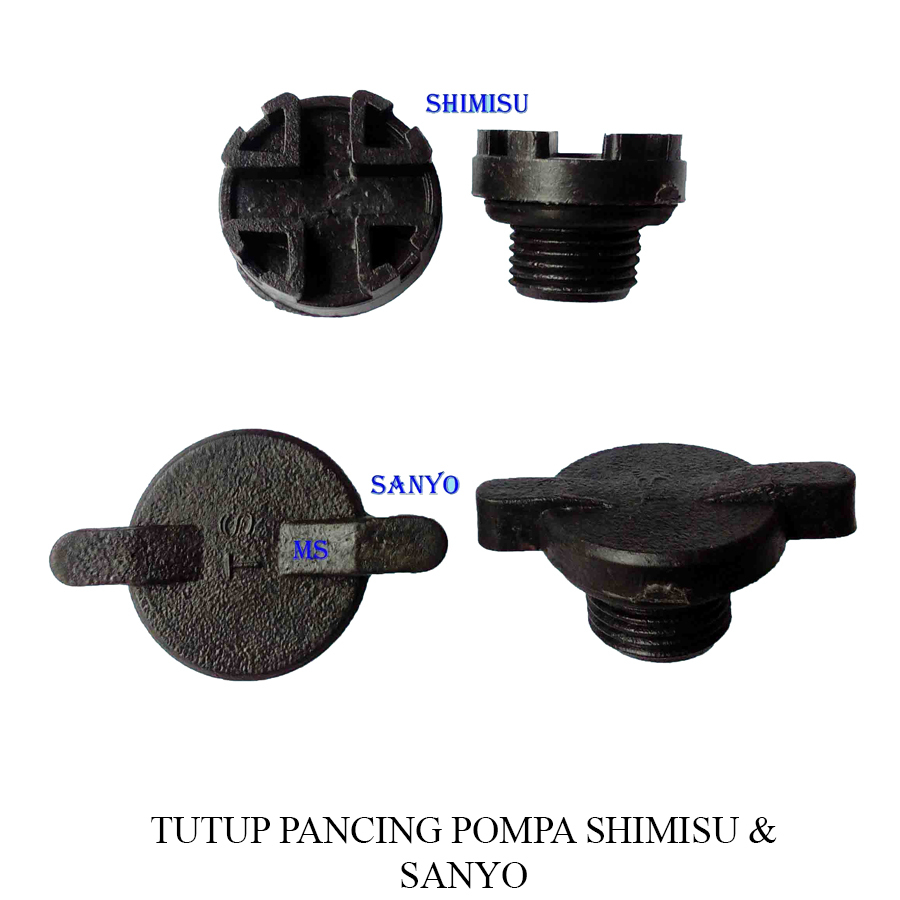 Tutup Pancing Mesin Pompa Air Shimishu , Sanyo , National.