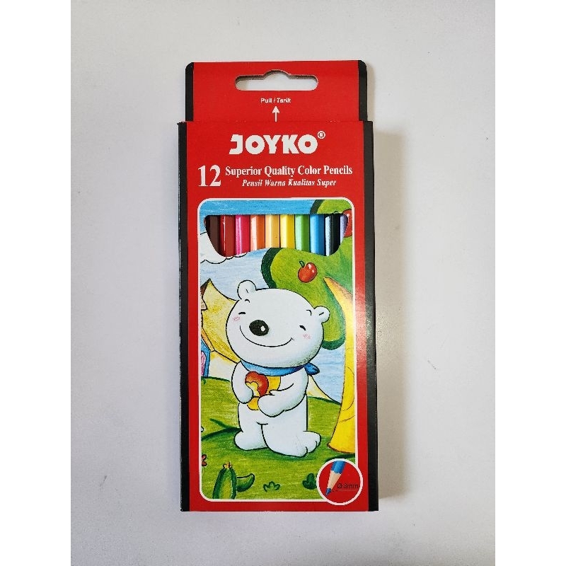 

PENSIL WARNA JOYKO CP-12PB PANJANG [12WARNA]