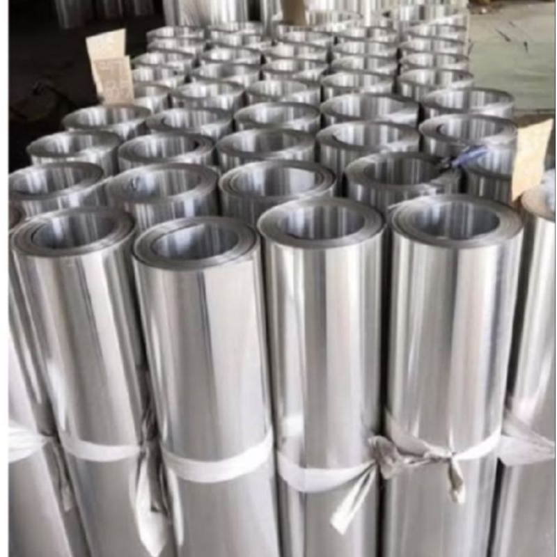 plat seng aluminium Rolan 0.6mm x 1meter x 50meter