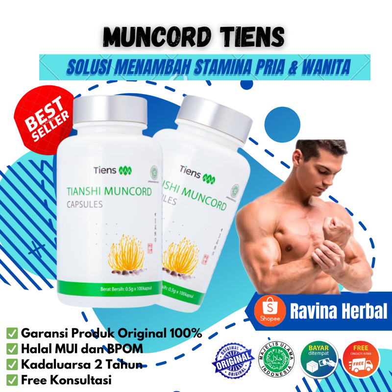 Muncord Cordyceps Original Suplemen Ampuh Dan Original Obat Stamina Pria Dan Obat Stamina Wanita
