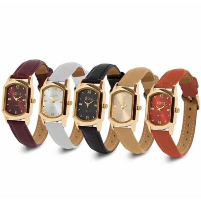 JAM TANGAN WANITA SOPHIE MARTIN PROMO HYPE BROWN =  JTS217B7