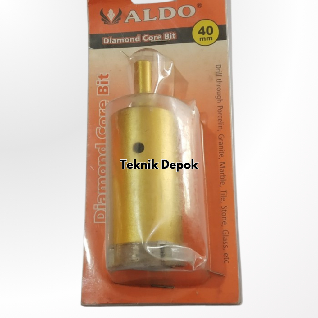 Hole Saw Granit 40 mm x 120 mm Mata Bor Lubang Marmer Keramik Porselen Batu Kaca Diamond Core Bit