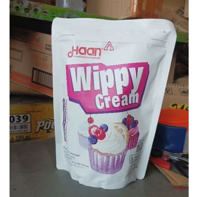 

Wippy cream Haan wippy cream haan 400g