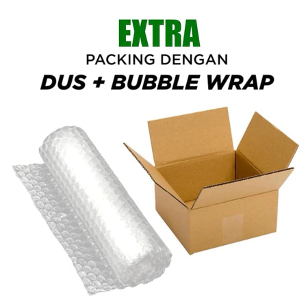 

EXTRA BUBBLE WRAP DAN PACKING BOX