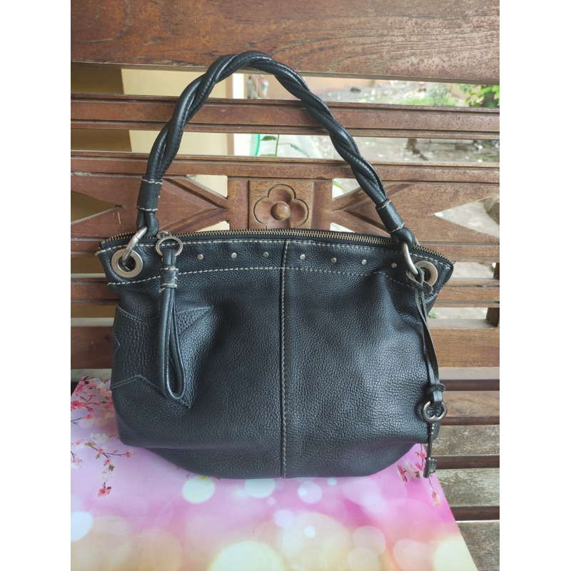 Preloved Tas Fossil Hitam