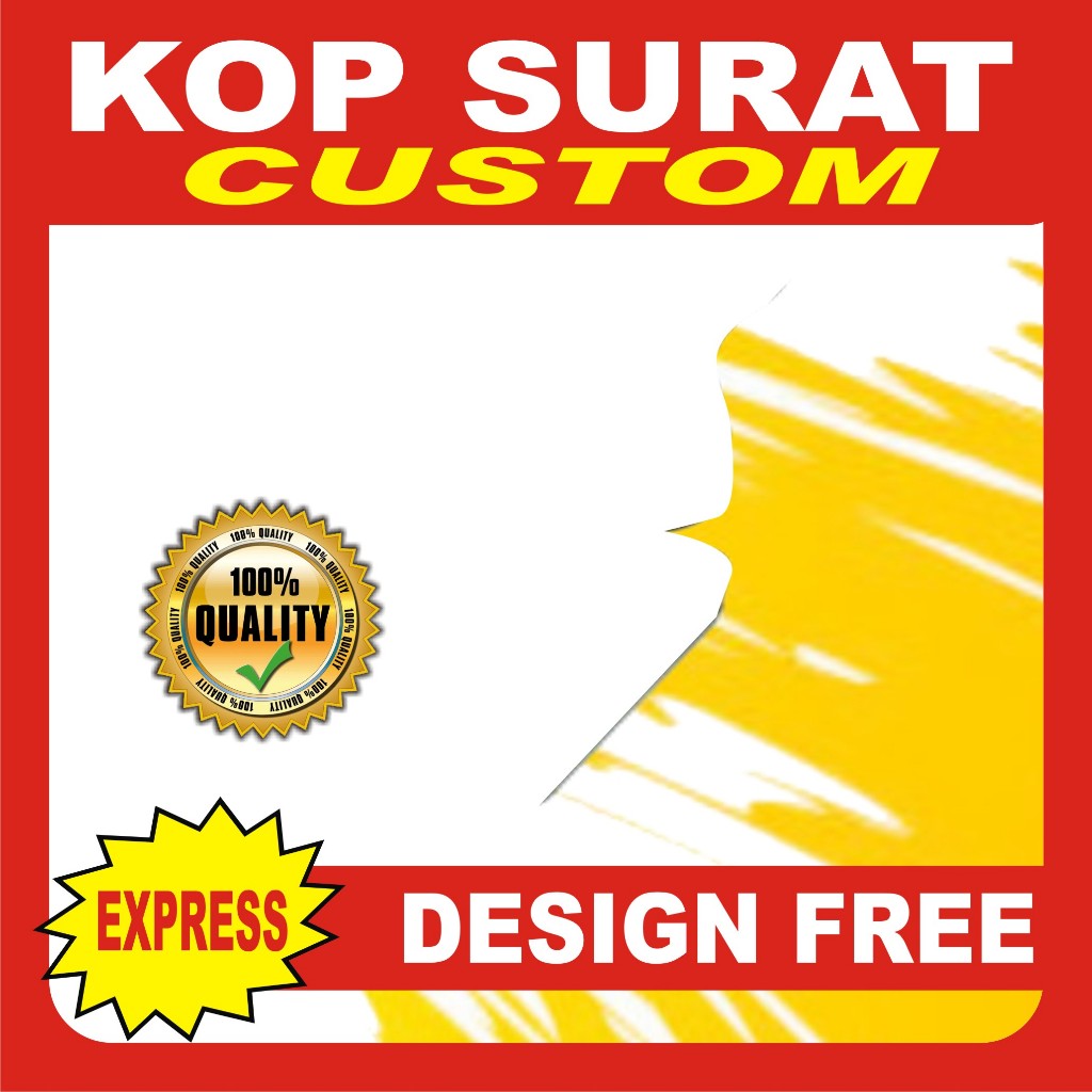 

Kop Surat A4 HVS 80 gsm Design Custom