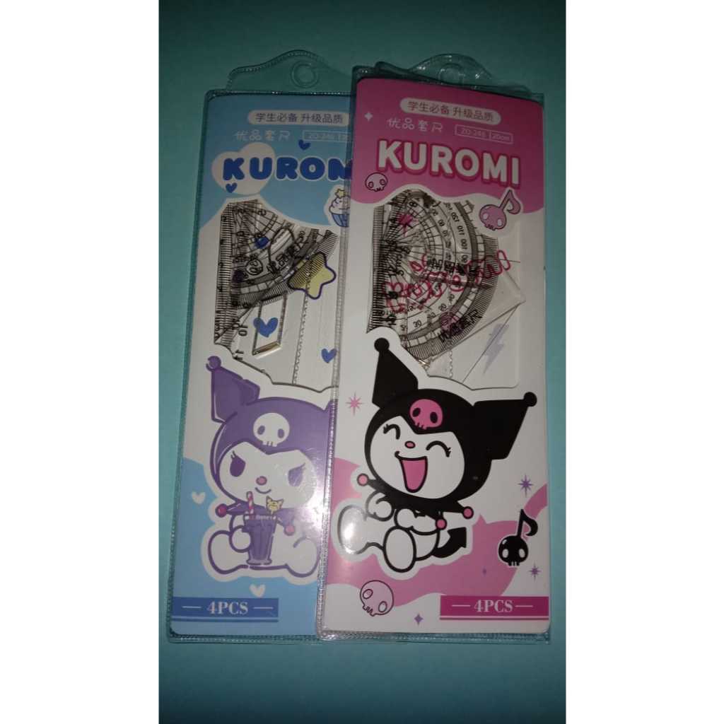 

Penggaris Set Squeezy Ukuran 20cm Motif Kuromi