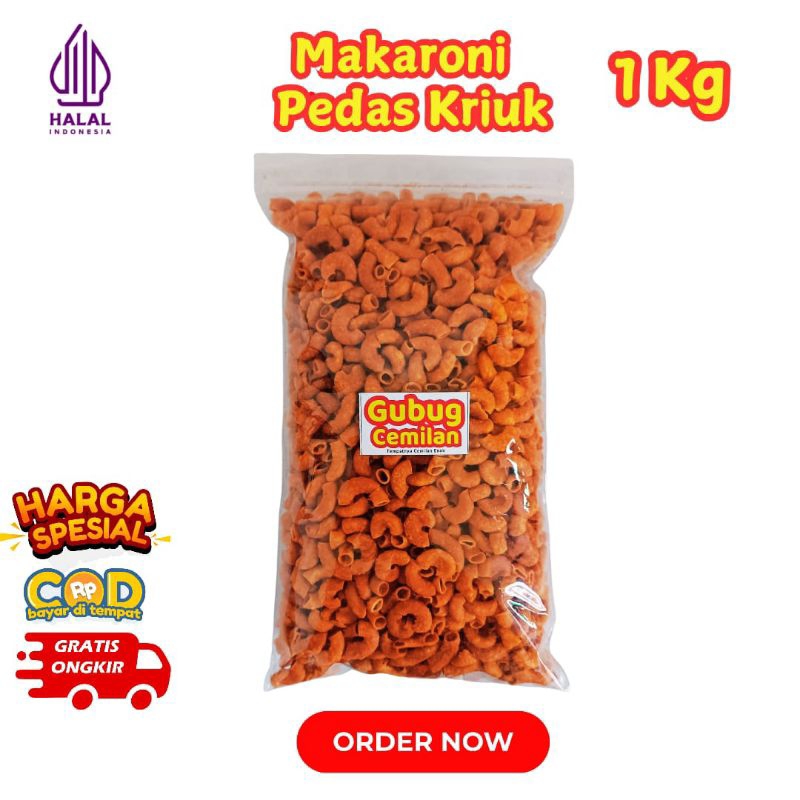 

Makaroni Pedas Pipa 1Kg Bantat Kriuk