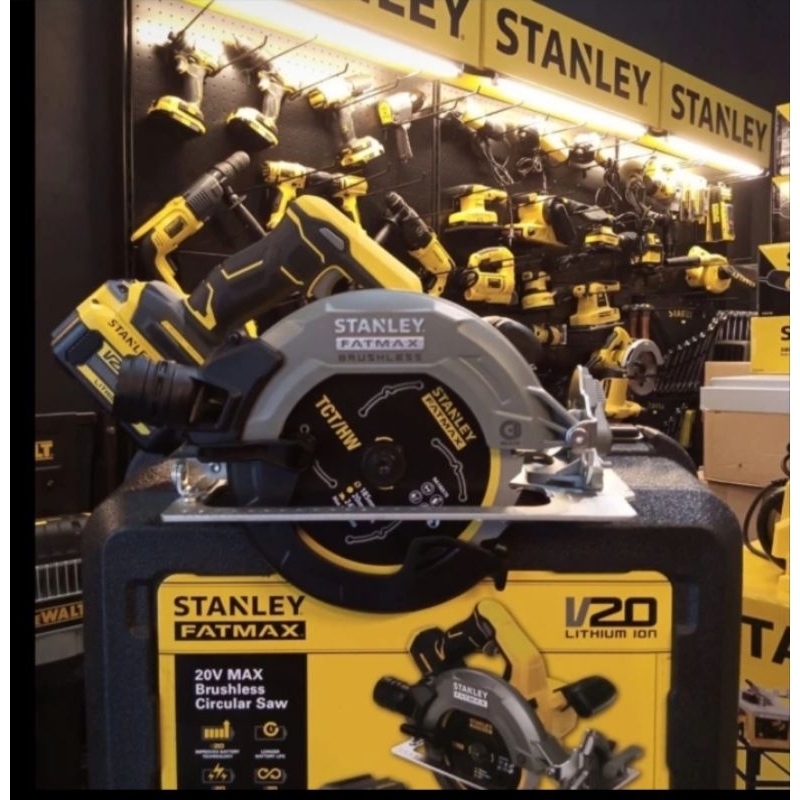 STANLEY CIRCULAR SAW CORDLESS SBC 550/CIRCULAR SAW BATTERY CAS