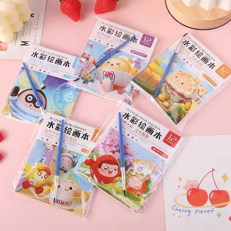 

☂buku mewarnai / buku mewarnai anak 3 tahun / mewarnai /buku mewarnai aesthetic / Lukisan Cat Air/Hadiah Hari Anak-anak/Buku Lukisan Isi Guas/Hadiah Ulang Tahun untuk Siswa Sekolah Dasar/Hadiah Siswa /Art Paper / Art Board
