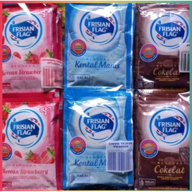 

Susu Frisian Flag Kemasan Renceng isi 6 Sachet x 38 Gr