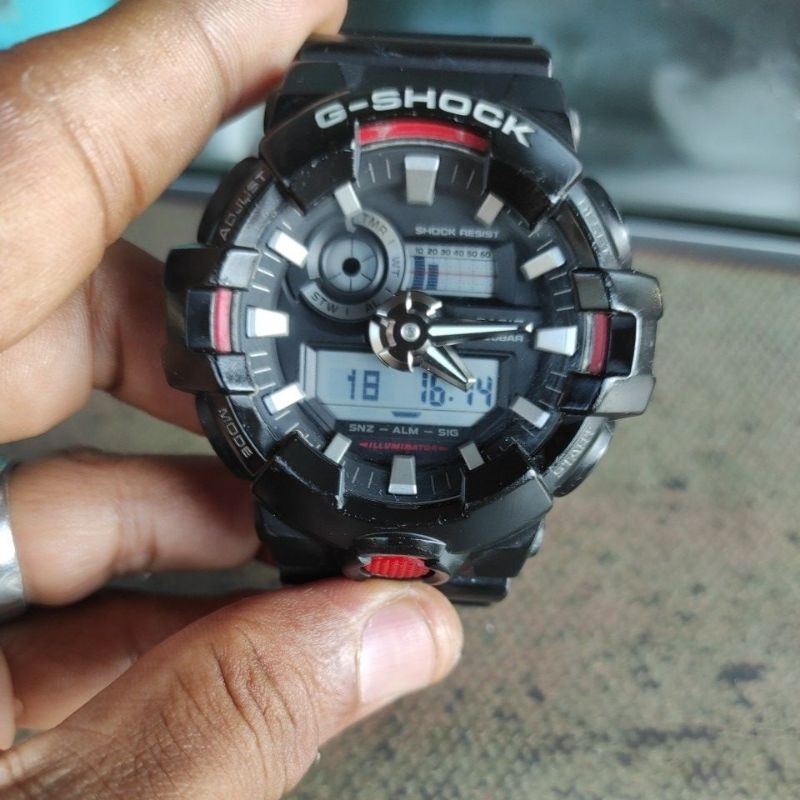 jam casio g shock GA-700 full original bekas