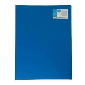 

BANTEX 40 SHEET DISPLAY BOOK / CLEAR HOLDER A3 PORTRAIT 3363 BLUE (PCS)