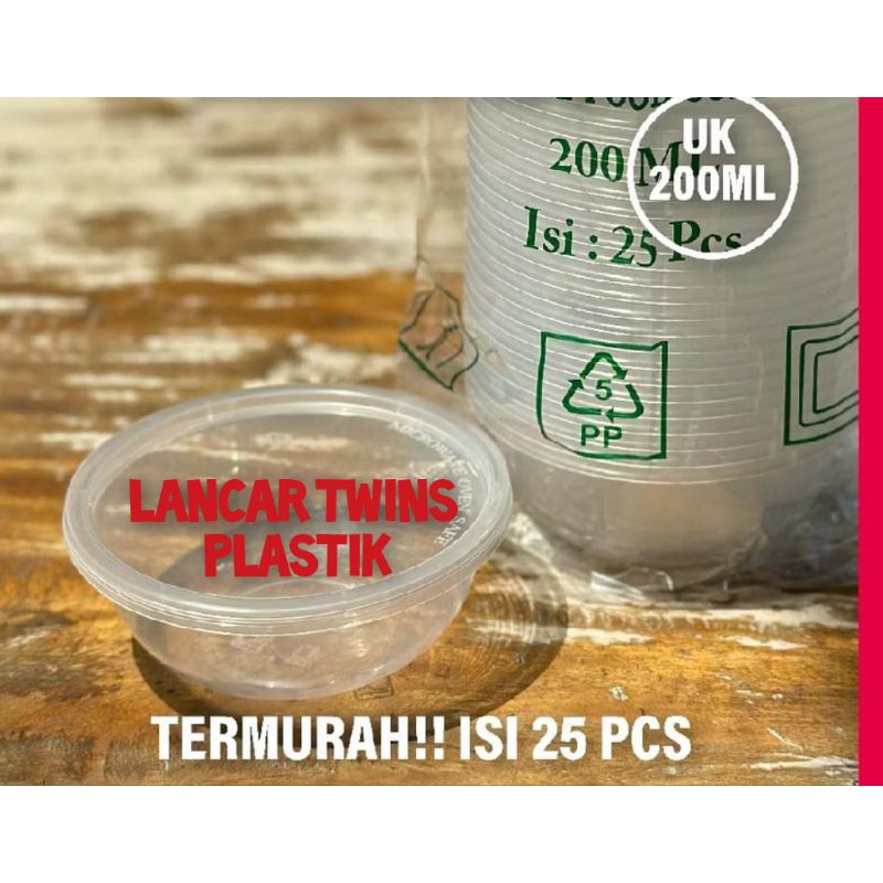 Thinwall mangkok box makanan, asinan buah, desert, sup, dll foodgrade tebel ukuran 300ml, 400ml, 500