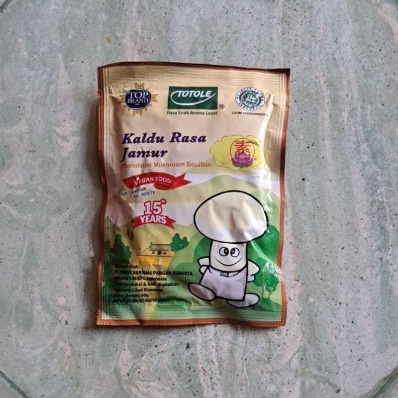 

TOTOLE ~ KALDU RASA JAMUR 40gr (COD J&T DAN SPX)