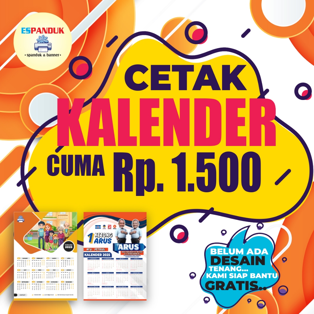 

Cetak Kalender Dinding Custom / Kalender Promo / Kalender Murah / Kalender Custom 2025