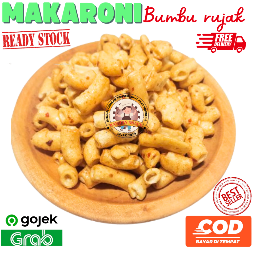 

Makaroni Pedas Macaroni Bumbu Rujak Pedes Manis 1kg Enak Murah