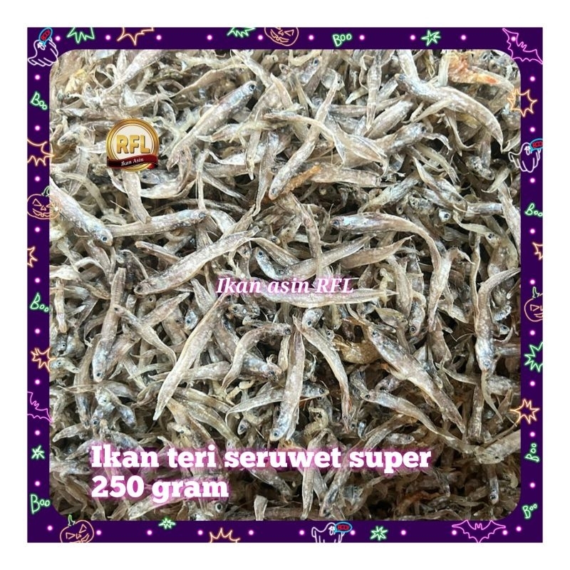 

ikan teri seruwet super 250gram