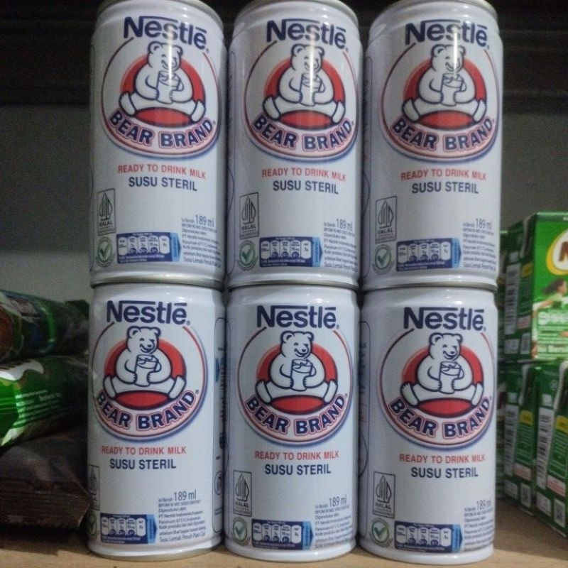 

susu beruang susu steril ready to drink milk 189ml