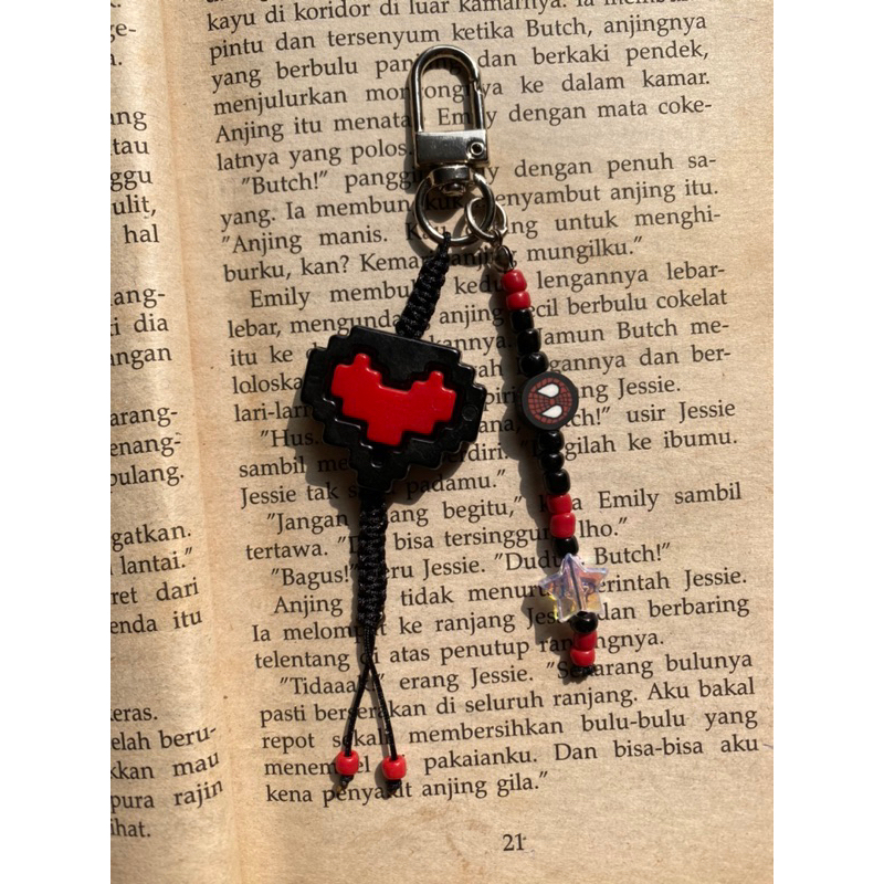 Leeopard Keychain Couple Spiderman Miles Gwen Keychain Couple Gantungan Kunci Couple Spiderman Gwen