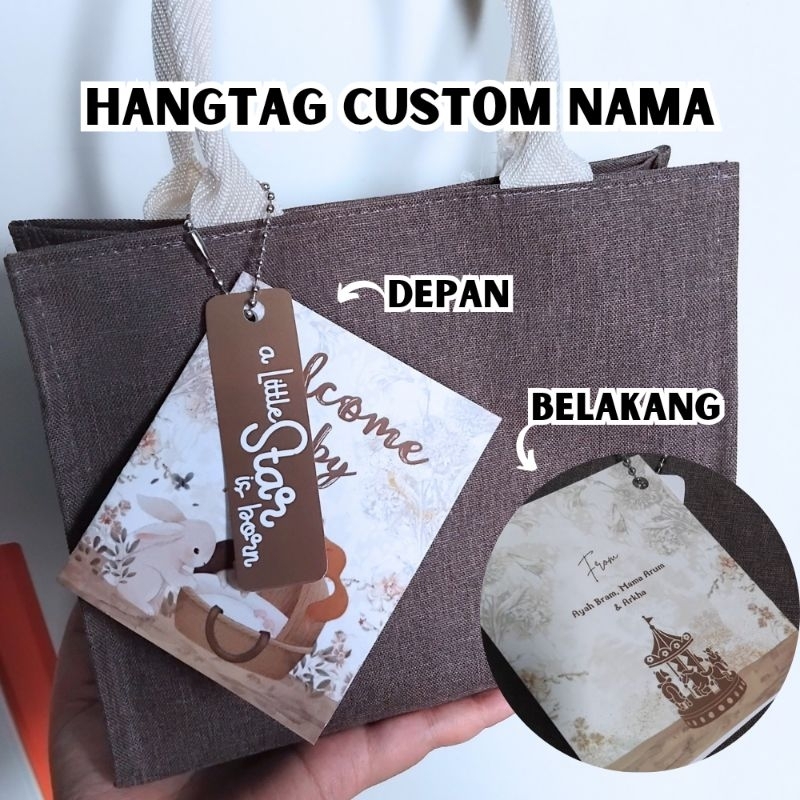

Hangtag kartu lipat