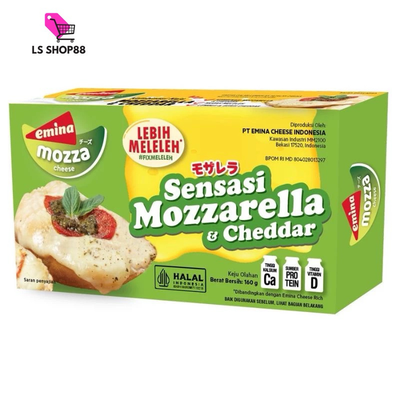 

KEJU EMINA MOZZA 160gr/ EMINA MOZZARELLA Cheese