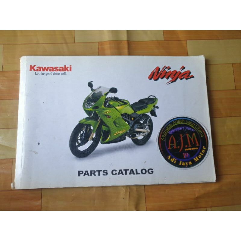 Buku Part Katalog Catalog Copian Kawasaki Ninja RR 2003