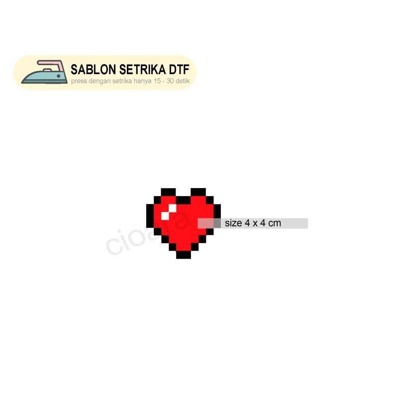 

Stiker Sablon LOVE