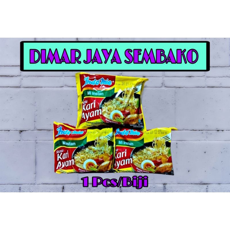 

Indomie Kuah Kari Ayam (Ecer 1Pcs / 1 Biji)