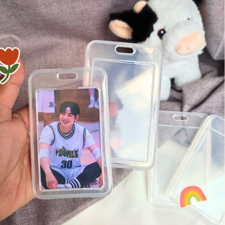 

CLEAR PHOTOCARD HOLDER ID CARD CASE PLASTIK