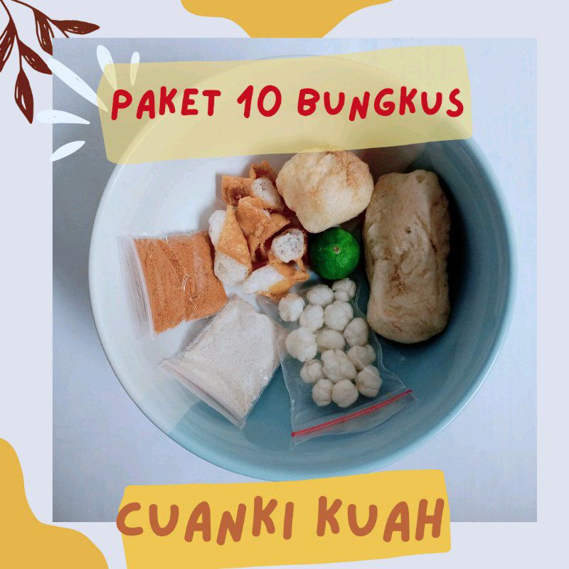 

PAKET 10 PCS / CUANKI INSTAN / CUANKI KUAH /CUANKI PEDAS / CUANKI VIRAL