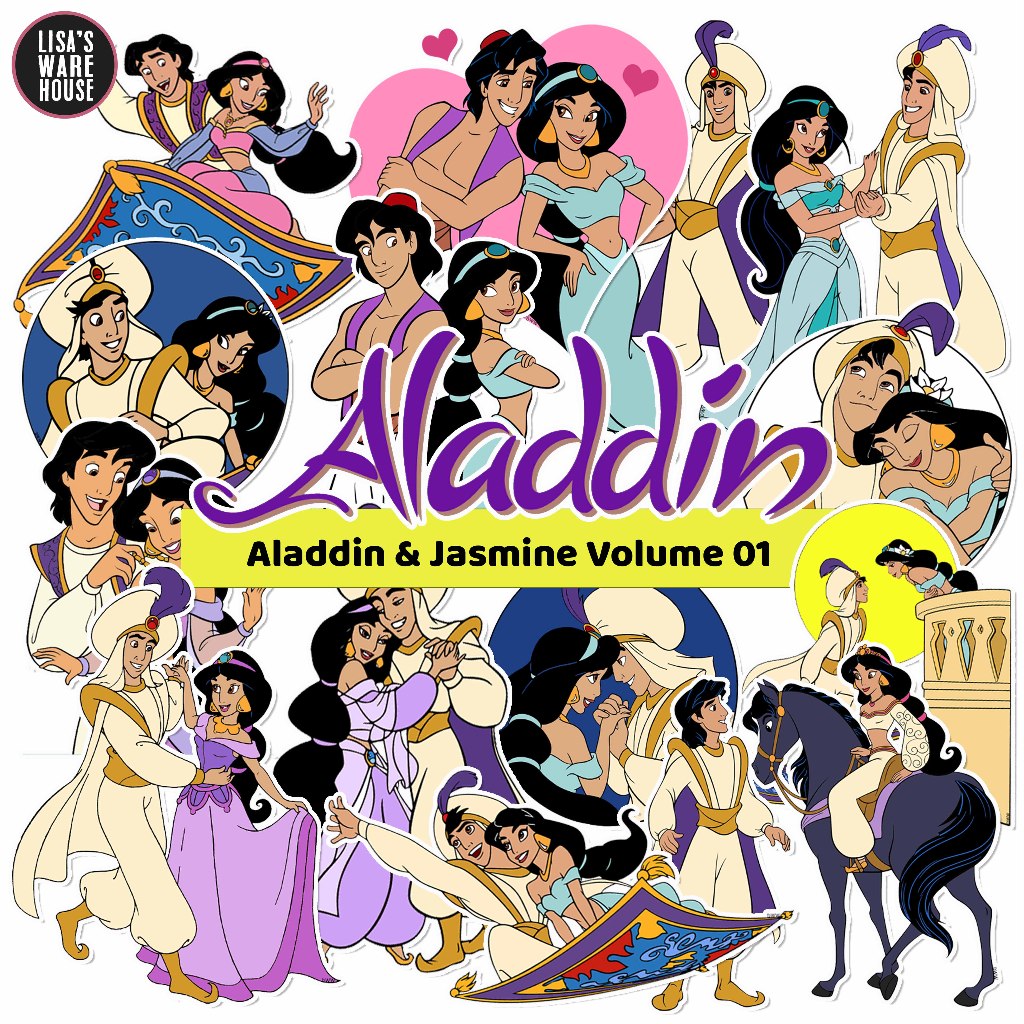 

Sticker Disney Aladdin & Jasmine Volume 01