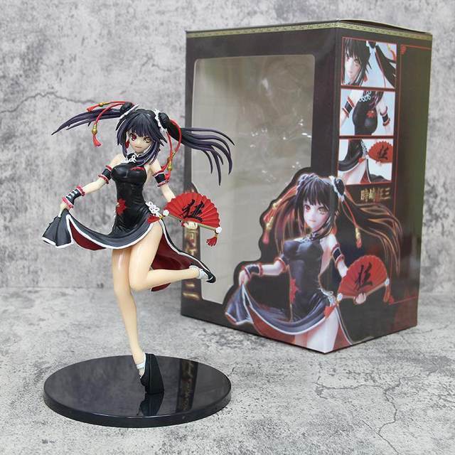 Action Figure Anime Date A Live Tokisaki Kurumi Cheongsam Standing