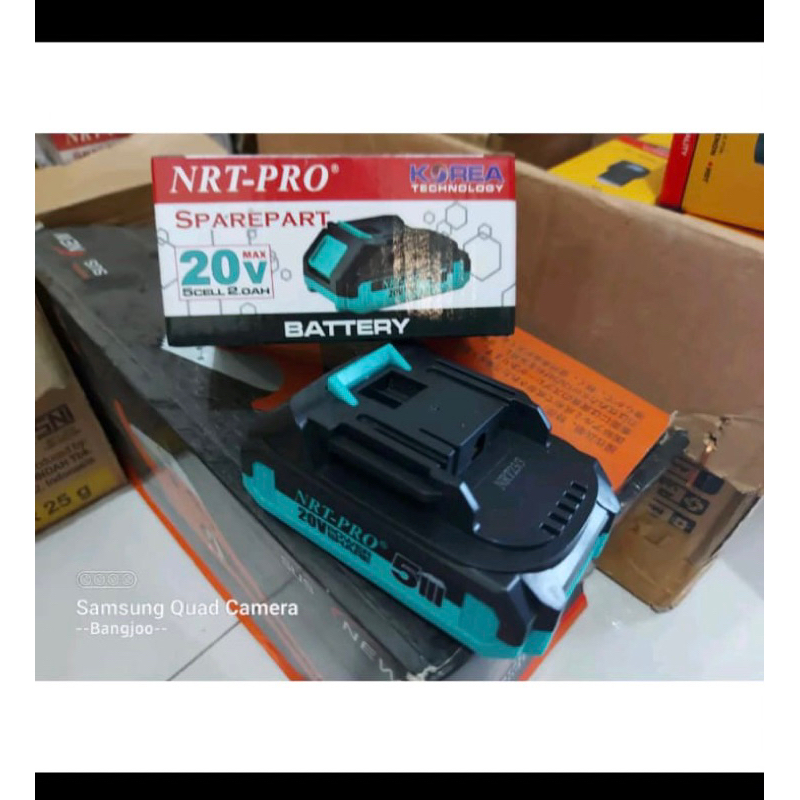 NRT PRO Baterai 20V Max Suitable DC 345 Cordless Drill