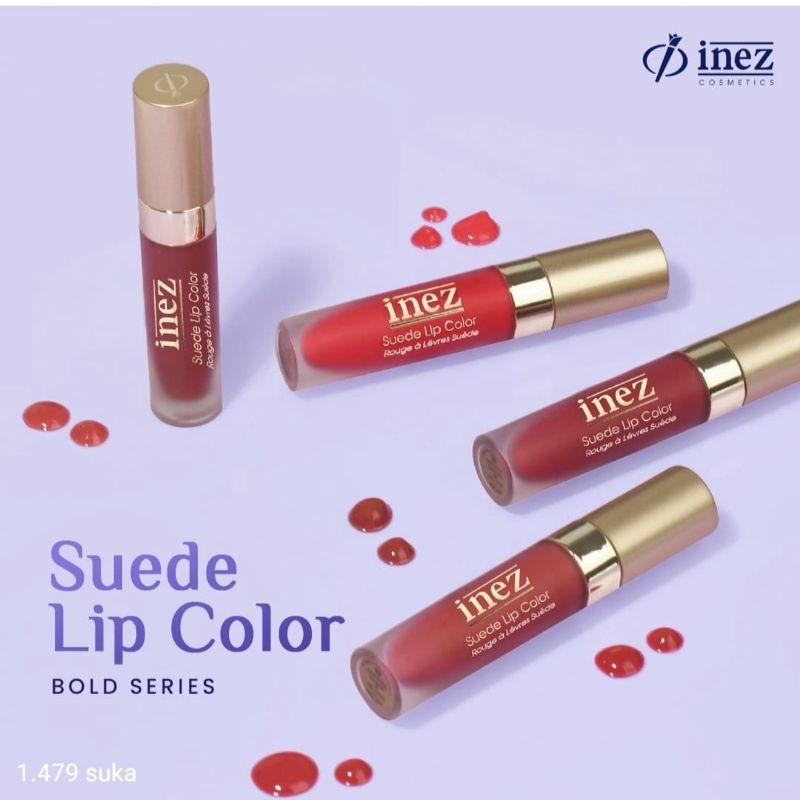 INEZ SUEDE LIP COLOR /INEZ LIPSTIK KUAS 900/ INEZ LIPCREAM GOLD